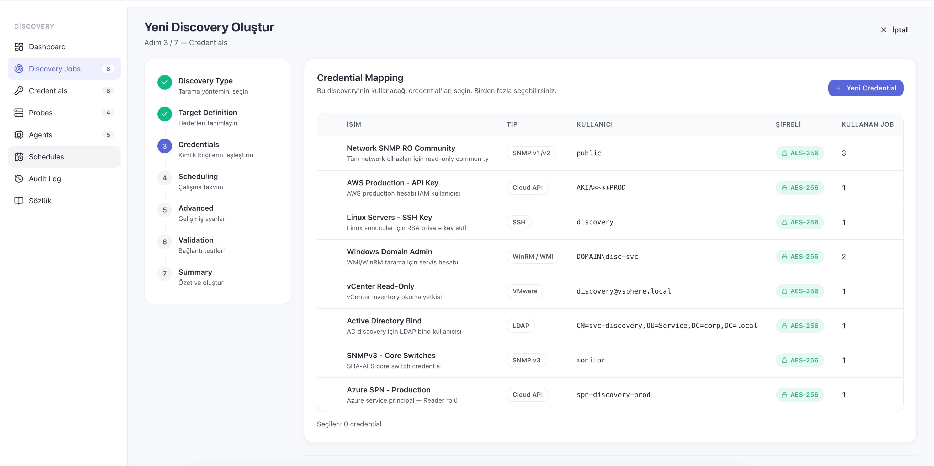 Discovery endpoint agent management